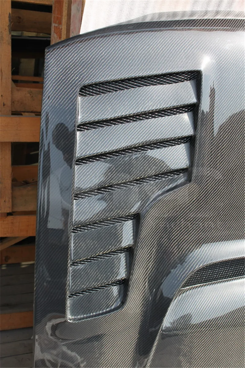 1998-2001 Subaru Impreza WRX STI 5-6th CW Style Hood Bonnet CF (2)