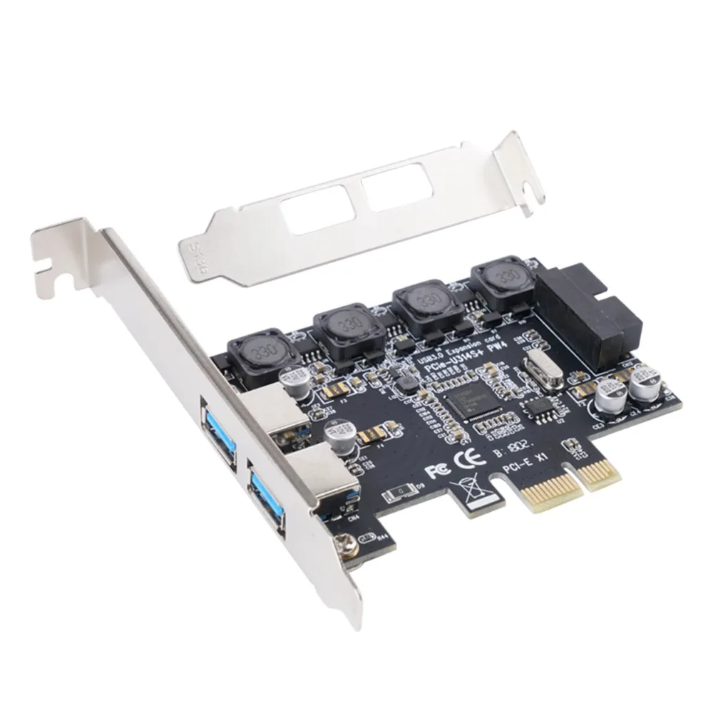 Карта расширения ORICO высокоскоростная карта 19pin PCI E 5 Гбит/с 2 порта PCIE до USB3.0 19PIN +