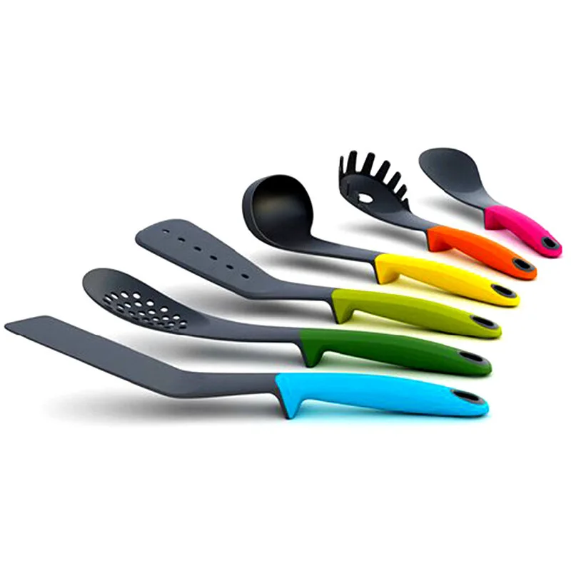 

Sale!!! 6-Piece Set MultiColor Heat-resistant Elevate Kitchen Cooking Non stick Utensils