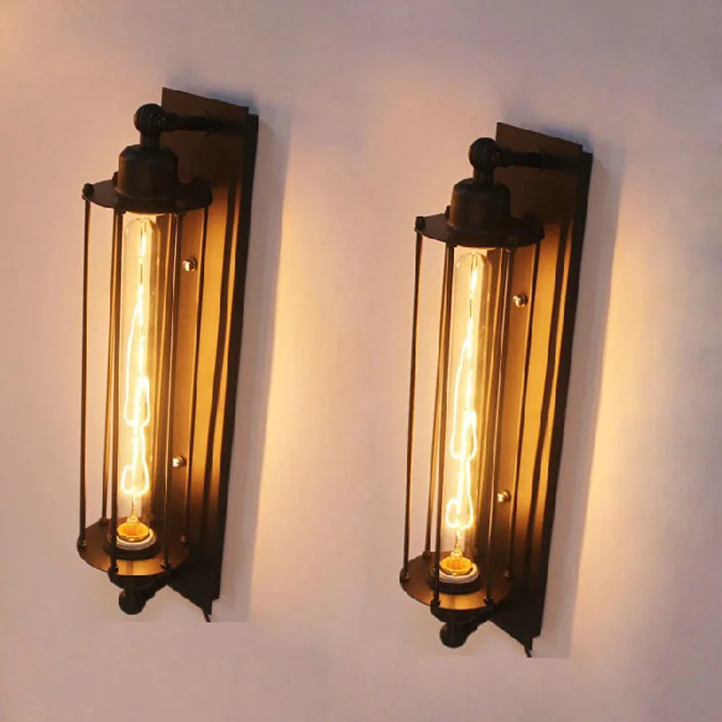 

Alcatraz Island wall lamp with light source, balcony staircase lamp and flute wall lamp