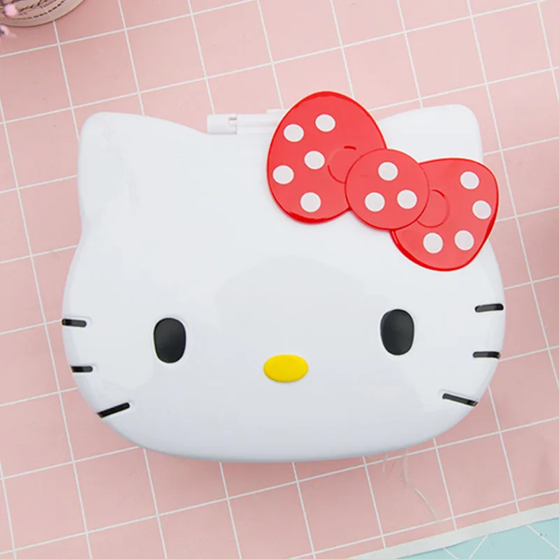 Милая зеркальная коробка для ювелирных изделий Kitty хранения мусора|box mirror|box