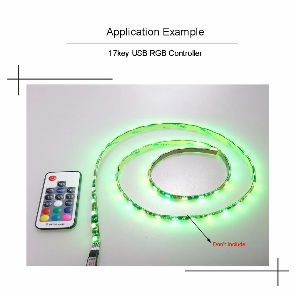 RGB светодиодный контроллер USB диммер беспроводной мини пульт дистанционного управления RF DC 5 в 24 В для RGB 3528 5050 светодиодный ленточный осветительный прибор IL