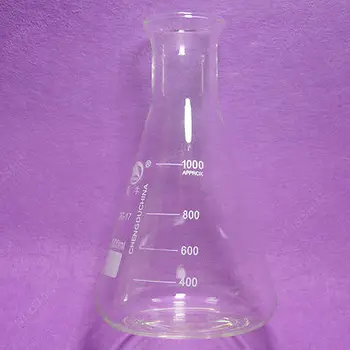 

1000mL Conical Flask,Erlenmeyer Flask,with Wide Mouth,lab Glassware