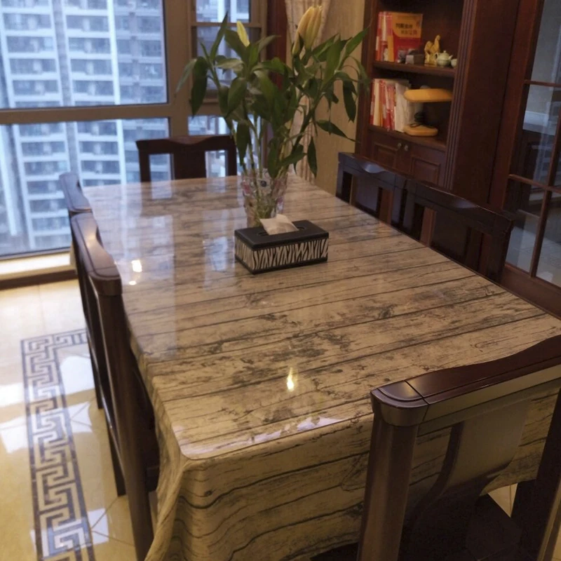  Garden Wood Bark Fresh Tea Table Cloth Cotton Simulation Table Cloth Rectangular Photograph Backgro