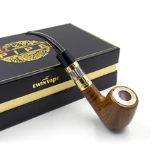 Electronic Cigarette e Pipe 618A Kit Ewinvape pipe electronic vape wooden pipe vaporizer Box mod atomizer vs Eleaf ijust S pico