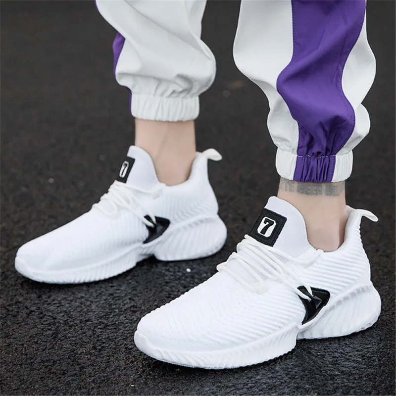 

2019 New Men's Shoes Outdoor Gym Sports Shoes Lace-up Shoes Lightweight Comfortable Wear-resistant Running Shoes Men Sneakers