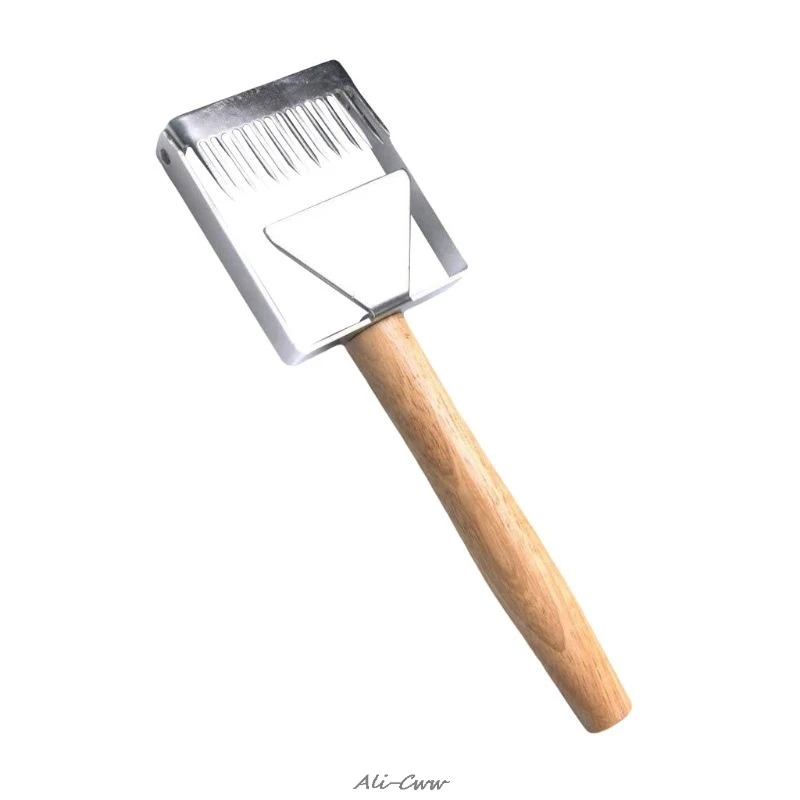 Дизайн Оборудования для пчеловодства нож скребок Вилка для меда и меда расческа деревянная ручка инструмент Вилки