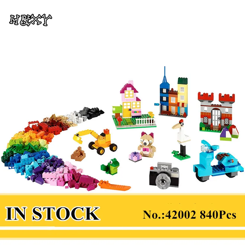 

H&HXY 42002 840Pcs Genuine Creative Series The Large Brick Box 10698 Builing Blocks Bricks Children Educational Toys Model Gifts