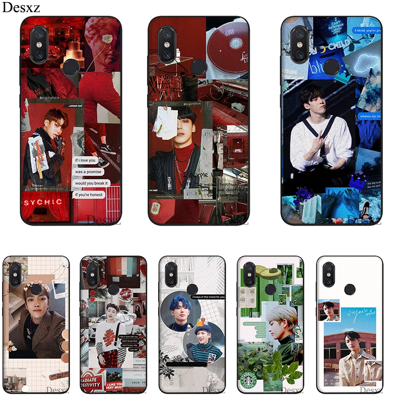 

Mobile Phone Case Silicone For Xiaomi Redmi Note 4 4X 5 5A 6 7 Pro Prime Cover ATEEZ Casing Shell