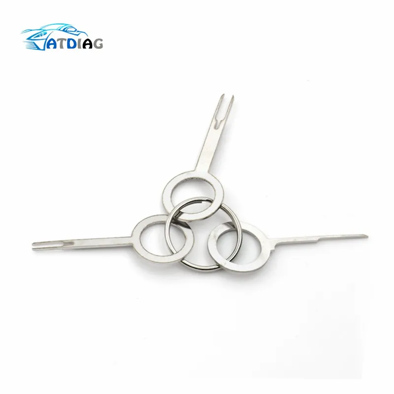 3pcs Auto Car Plug Circuit Board Wire Harness Terminal Extraction Pick Connector Crimp Pin Back Needle Remove Tool Set