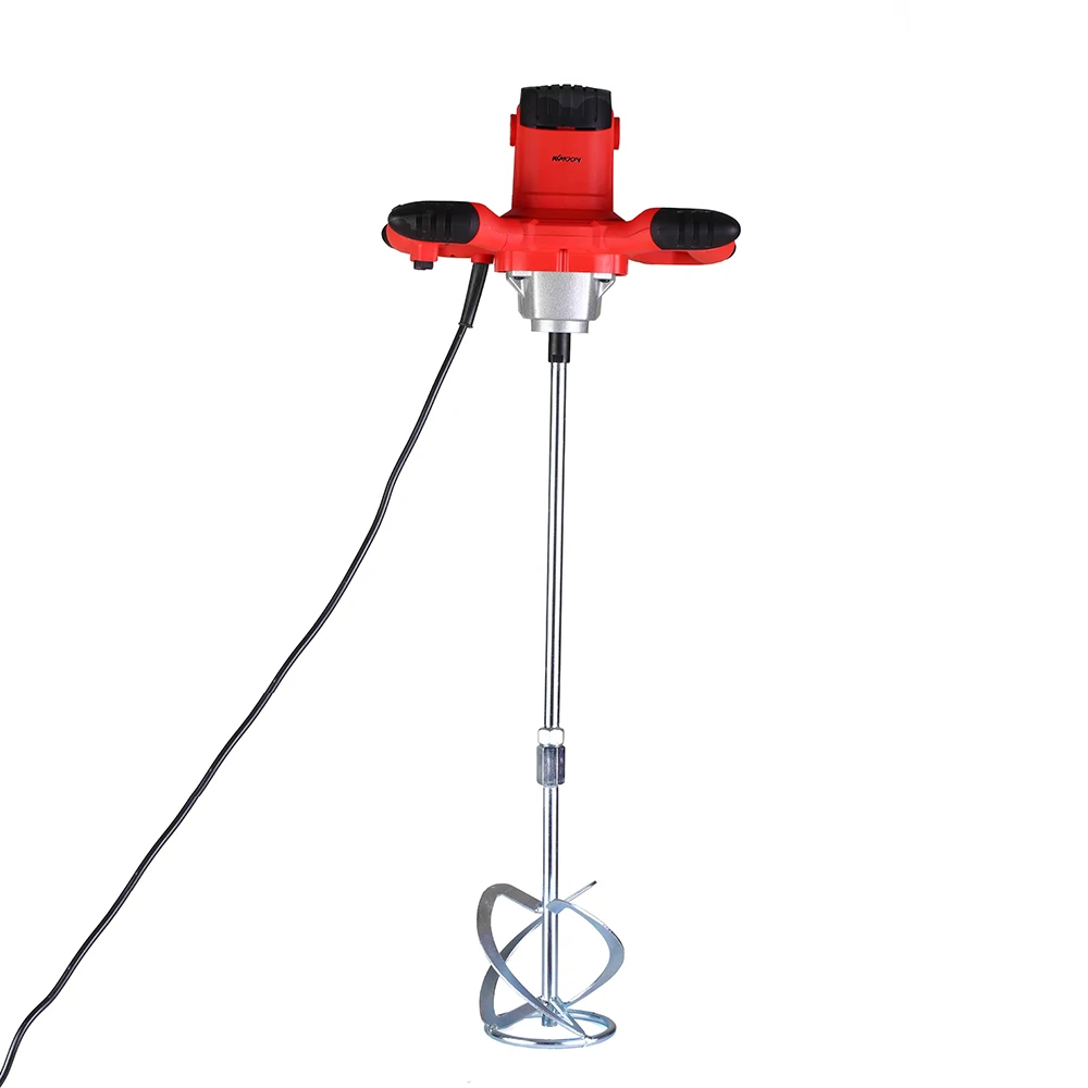 

KKmoon 220V 2100W Handheld Electric Cement Mixer Stirrer 50/60Hz 6-Speed Hand Held Concrete Mixer EU