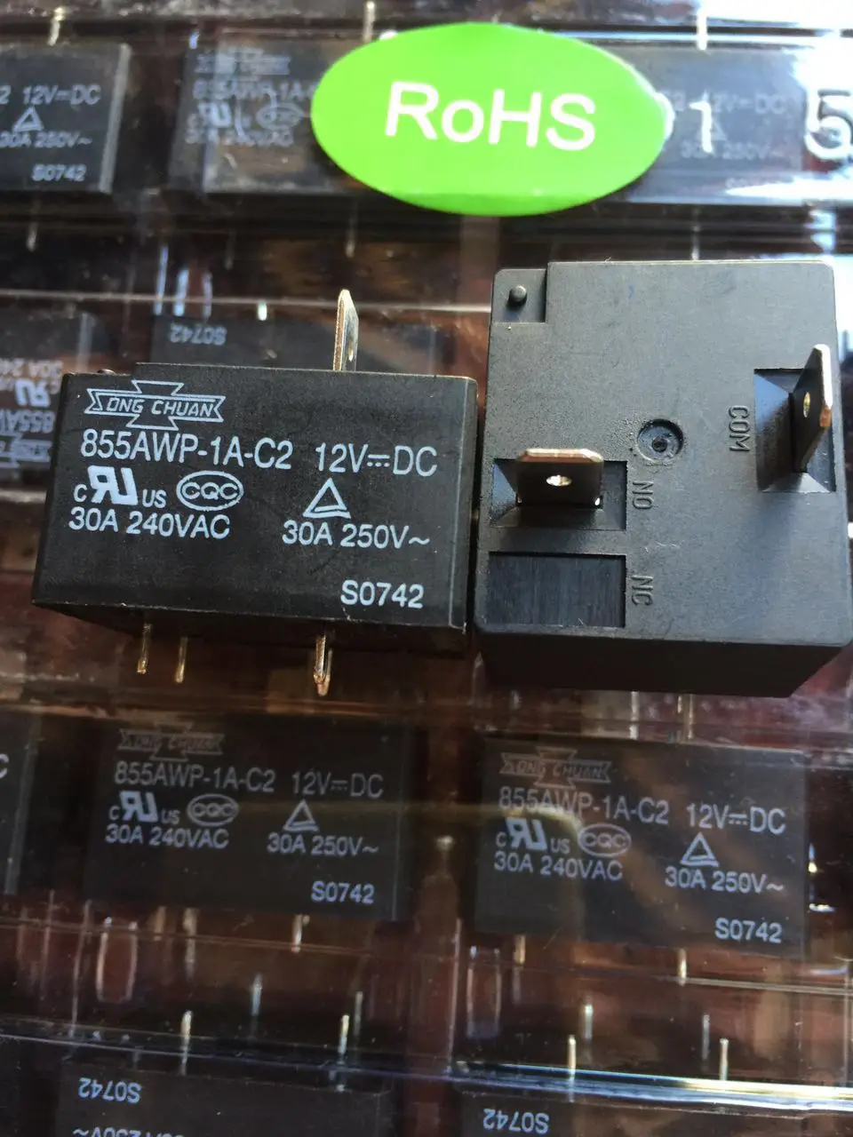 2PCS Air conditioning. Water heater special relay 855AWP 1A C2 12VDC 30Ain Relays from Home