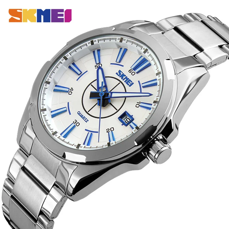 

SKMEI Watch Big Dial Men Popular Quartz Calendar Wristwatches Male Water Resistant Fashion Casual Luxury Relogio Masculino Watch