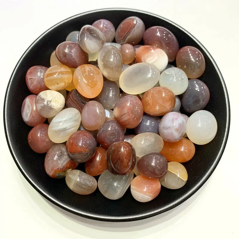 

100g 2 Size Natural Mix Agate Carnelian Quartz Crystal Rock Chakra Healing Natural Stones and Minerals