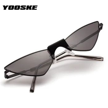 

YOOSKE Cat Eye Designer Sunglasses Women High Quality Fahsion Retro Red Sun Glasses for Men Vintage Brand Eyeglasses UV400