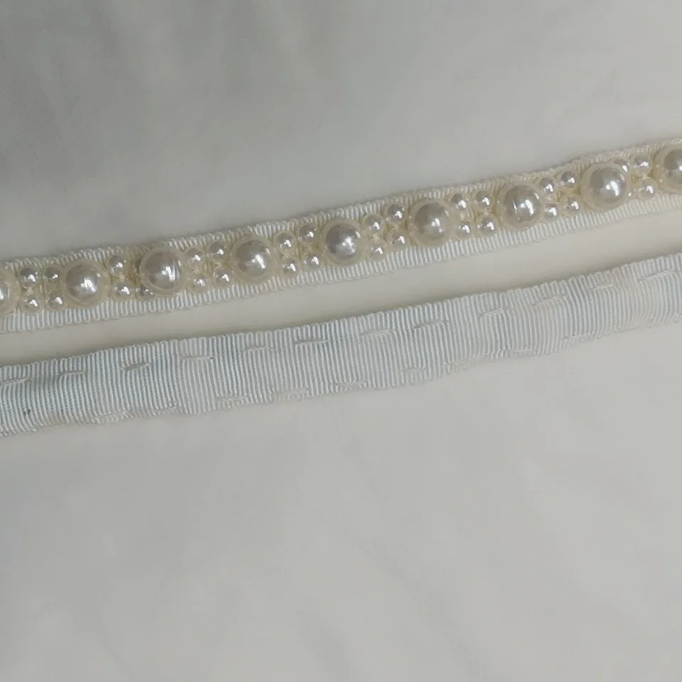 pearl beaded fringe trim for clothes 3