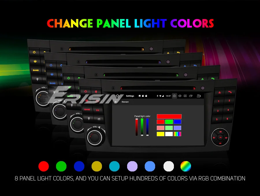 Sale Erisin ES7980E 7" Android 9.0 Car Stereo GPS DAB+ CD Canbus SatNav for Mercedes E/CLS/G W211 W219 W463 9