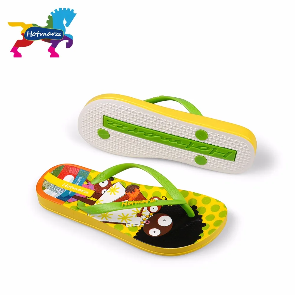 

Hotmarzz Kids Flip Flops Cartoon Pattern Colorful Beach Sandals Slip-On Slippers