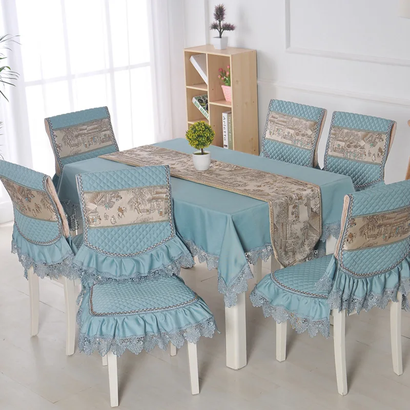 abbiemao modern Chinese painting table runner desk and chair suits