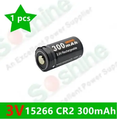 1 шт. LiFePo4 батарея 15266 (IFR CR2) 3 2 V 300mAh защищенные аккумуляторные батареи | Электроника