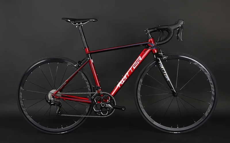 Cheap TWITTER New 700C Road Bicycle bike Aluminum Alloy 18/20/22 Speed Road Bikes For  R3000 R7000 Sram Apex Components Carbon Forks 15