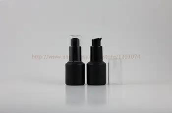 

15ml painted black frosted Glass bottle with plastic black sprayer/pump.for lotion cream or perfume,cosmetic container
