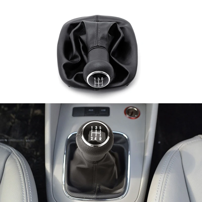 

5 Speed Manual Car Styling Gear Shift Knob Lever Gaiter Boot Cover Collar FOR VW PASSAT B5 B5.5 1998-2005