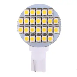 Авто T10/921/194 24 SMD светодиодный клина стороны лампы клеветник Интерьер 12 В теплый белый