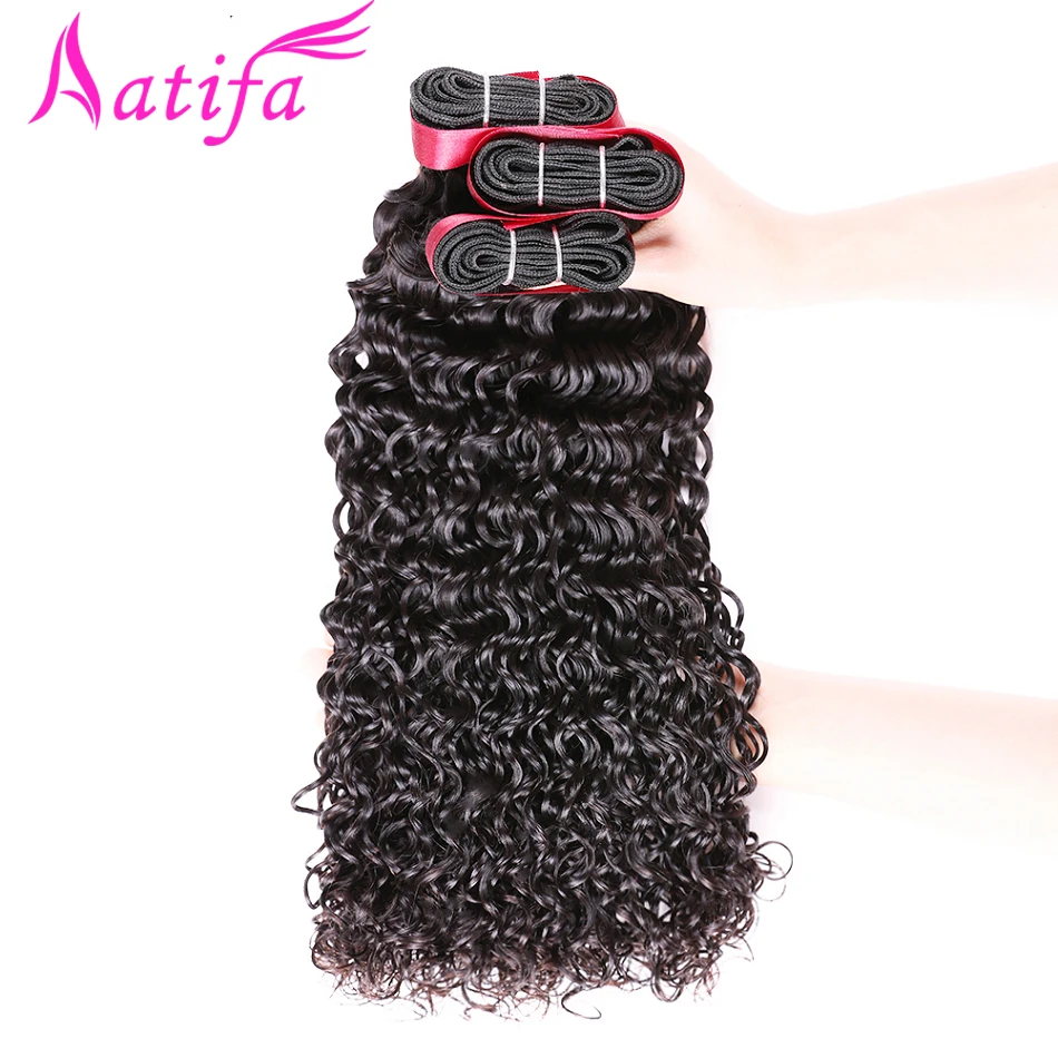 Malaysian Water Wave Hair Bundles 3/4 pcs Human Hair Weave Bundles Natural Color 10-28 inches Aatifa NonRemy Hair Extension Malaysian Water Wave Hair Bundles 3/4 pcs Human Hair Weave Bundles Natural Color 10-28 inches Aatifa NonRemy Hair Extension