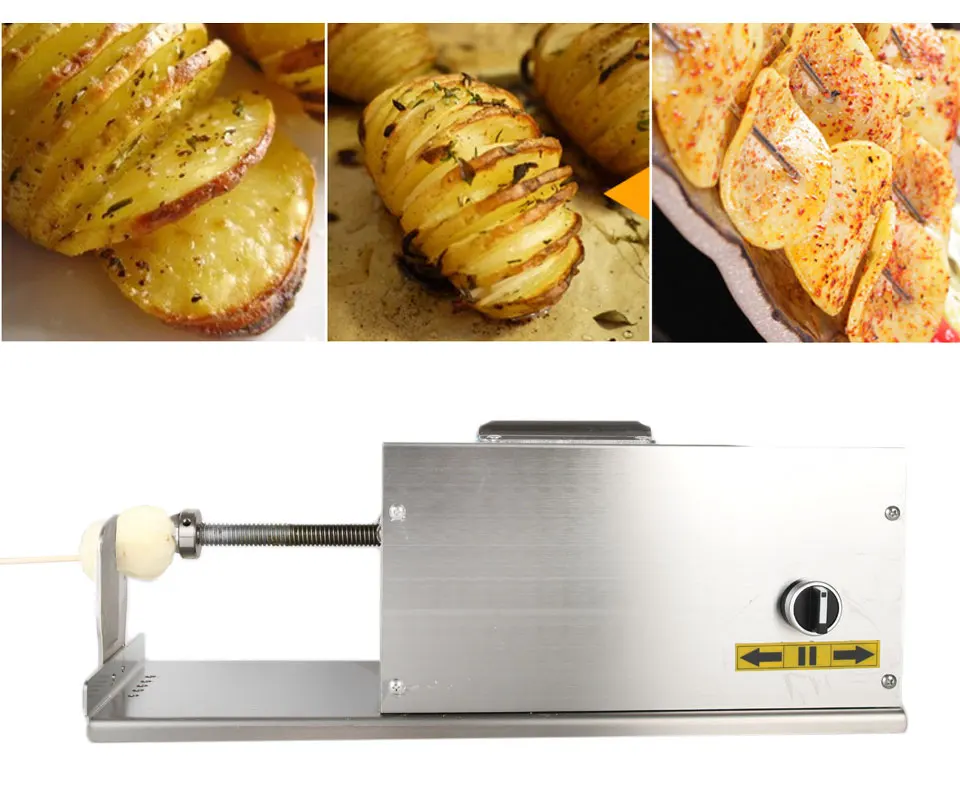 Top Twister Potato Tornado Slicer Machine Automatic Spiral Cutter Vegetable slicer Twister Food Processor 110/220v Potato Cutter CE 5