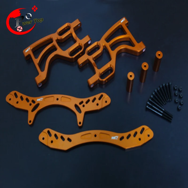 

King Motor Baja Rear double shock bracket set for HPI Baja 5B Parts Free Shipping