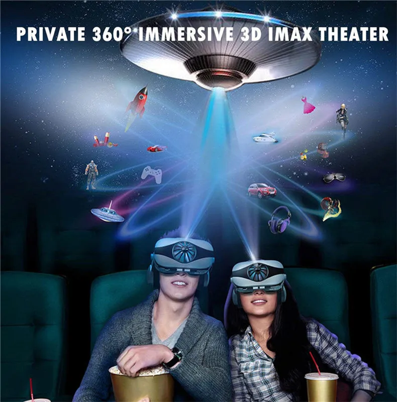 proteção da realidade virtual com ventilador &