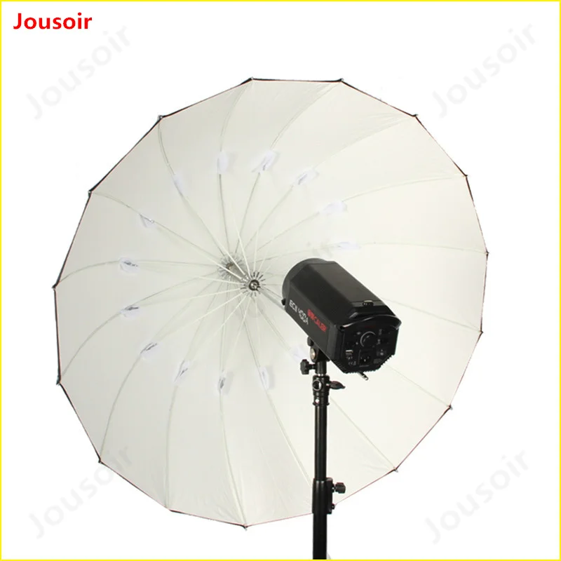 

51inch deep-mouth reflective umbrella black and white rubber photography Reflective umbrella 16 fiber umbrella bone CD50 T02