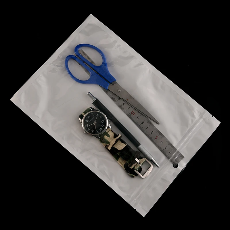 20pcs Waterproof Zipper Plastic Bags High Quality Transparent Zipper