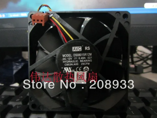 

For Genuine AVC 8015 three-pin speed amount of DS08015R12M windy CPU replacement fan