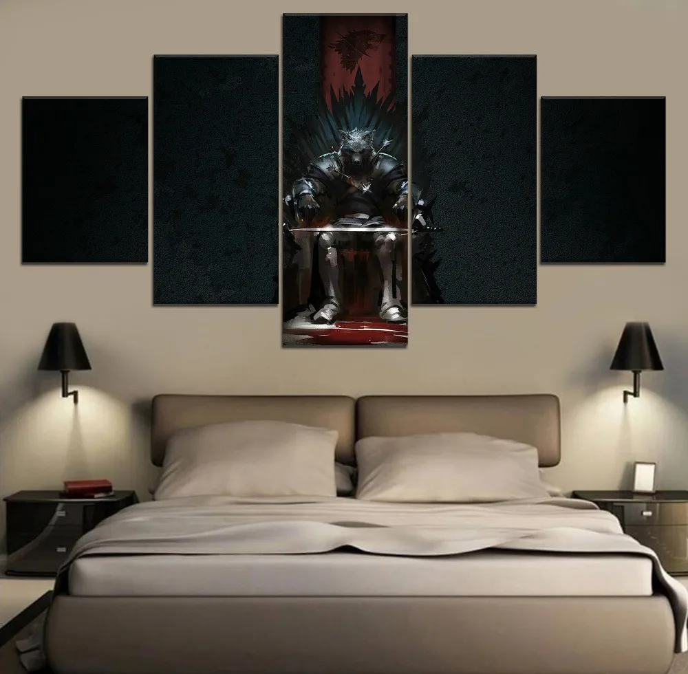 

Game of thrones Movie Science Fiction Cartoon Movie HD Print Painting Paintings on Canvas Wall Art for Home Decorations Artwork