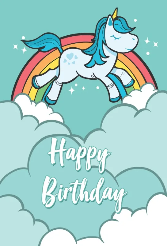 

Laeacco Unicorn Party Birthday Rainbow Glitter Star Cloud Baby Photo Background Photocall Photography Backdrops For Photo Studio