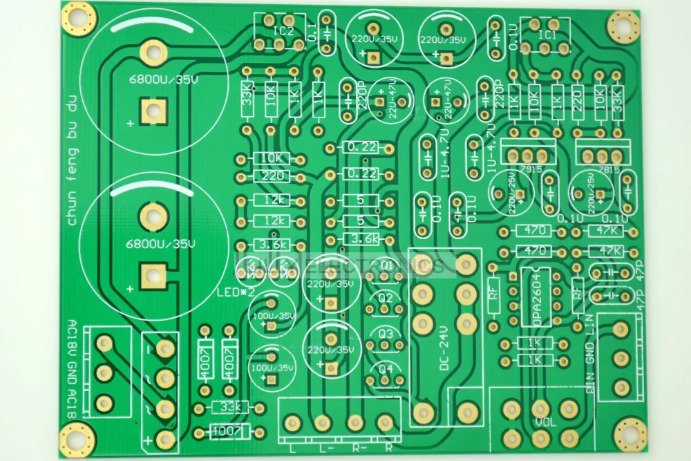 

PCB Board For HIFI Amplifier Dual Op Amp LM1875 25W*2 17V~18V