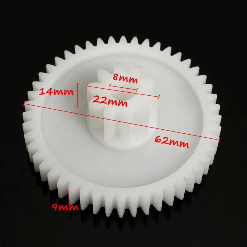 1 шт. пластиковая белая Шестерня отверстие 8 мм для 550 мотор детский автомобиль электромобиль электрооборудование поставки Мотор шестерня аксессуары