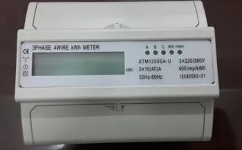 

30(100)A three phase din rail energy meter 220V/230V 50HZ monitor LCD display din-rail kwh meter watt hour meters