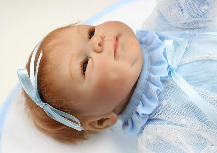 

40cm Soft Silicone Reborn Doll Babies Dolls Girls brinquedos Play House Baby Reborn Vinily Princess Doll Toys Birthday Gift