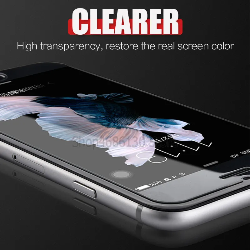 3 шт закаленное стекло для iPhone X XS MAX XR 5 5S SE 5c Защитная пленка для экрана для iPhone 6 6s 7 8 Plus X Xr защита стекла