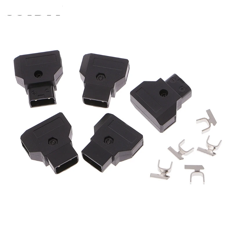 

5pcs ABS DTAP D-Tap Plug DIY for DSLR Rig power cable V-mount Anton C Battery Male Plug