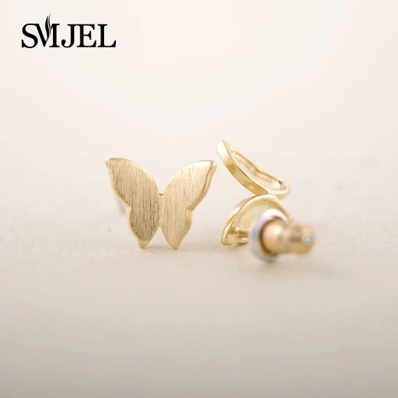 SMJEL 10 PCS-S024, модные ювелирные изделия, новинка,, милые серьги-гвоздики бабочки, серьги для женщин, Bijoux Girl, вечерние подарки