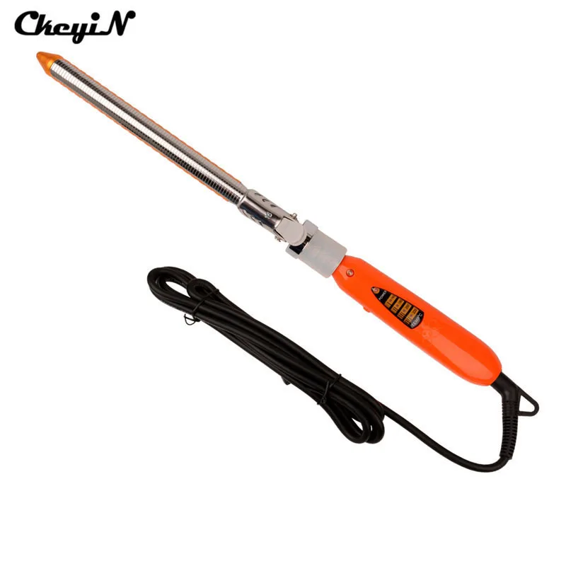 

CkeyiN Fast Heating Electric Curling Wand Professional 16mm Hair Curler Iron Ceramic Wave Curling Wand Roller Tongs Styling Tool