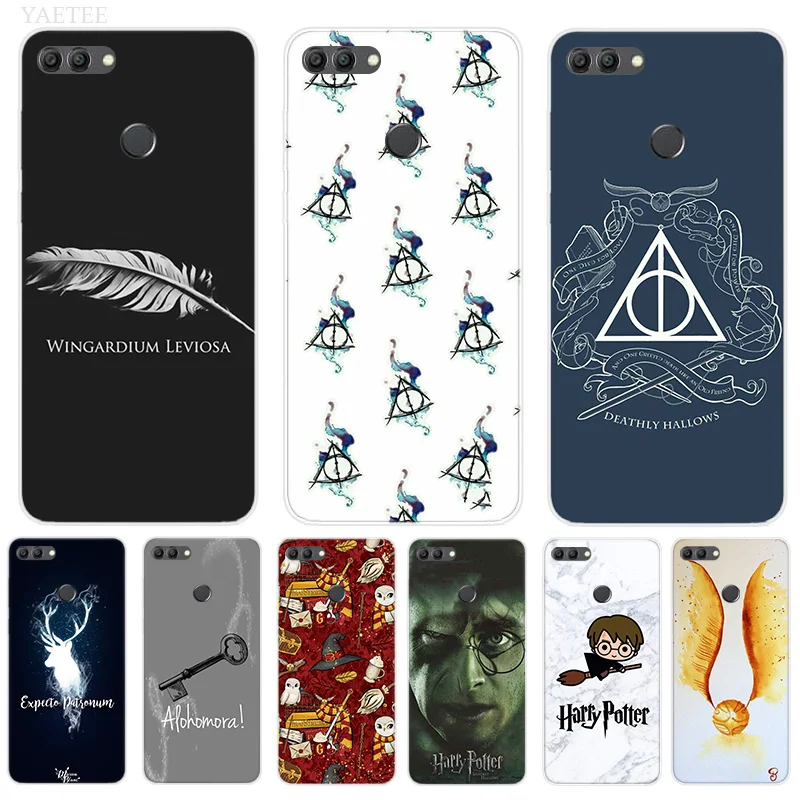 

Silicone Hull Case For Huawei Y7 Y6 Y5 Prime Pro Y9 2019 2018 Honor 8X 8C Play 9 10 lite View 20 V20 Cover Harry Potter Voldemor