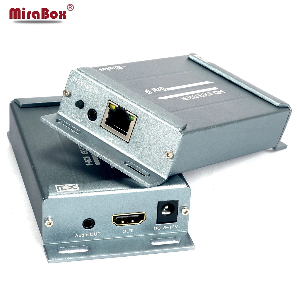 

One Sender multi-Receiver HDMI Extender Support HD1080P IR Control Over TCP IP With Audio Extractor Transmitter HDMI