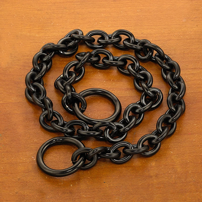 15MMFashion Heavy 316L Stainless Steel Silver Color/Gold/Black Dog Oval Rolo Link Chain Pet Collar Choker Necklace12-32