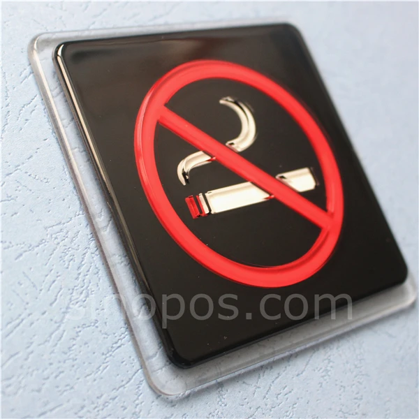 Клейкая 3D не курительная вывеска, акриловая пластиковая не курительная допустимая дверь вывеска настенное окно Лифт Предупреждение Доска для наклеек
