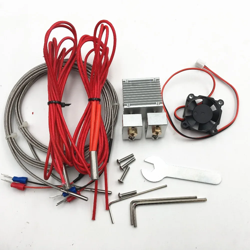 1 шт. набор Chimera Plus + Двойная экструзия 2 в out hotend Kit 75 мм 0 4 | Компьютеры и офис